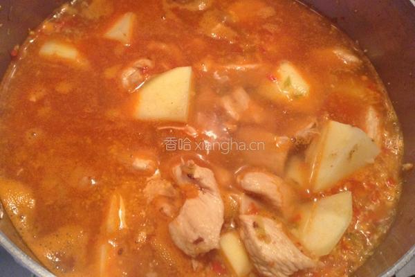 咖喱鸡肉饭的做法图解7