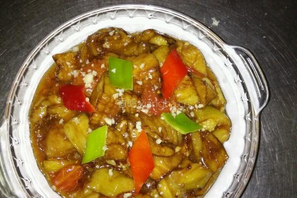 蒜香烧茄子的做法图解5