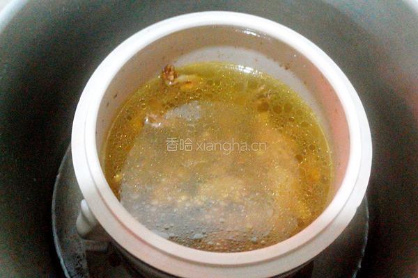 老鸽炖参汤的做法图解6