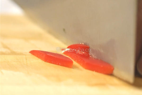 芥蓝炒腊肉的做法图解2
