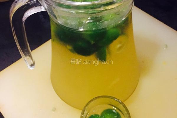 柑桔蜜绿茶的做法图解7