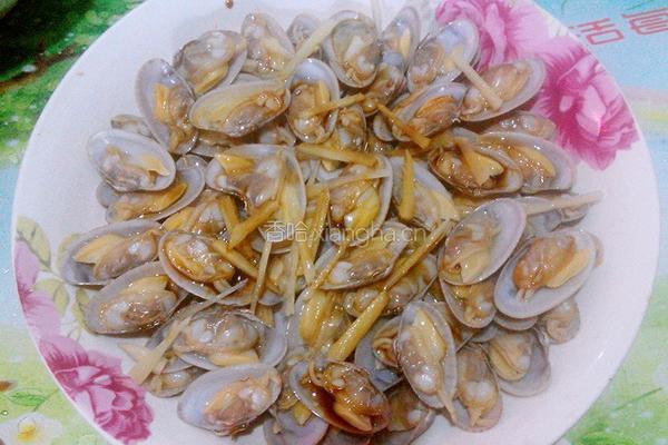 蒸花蛤的做法图解7