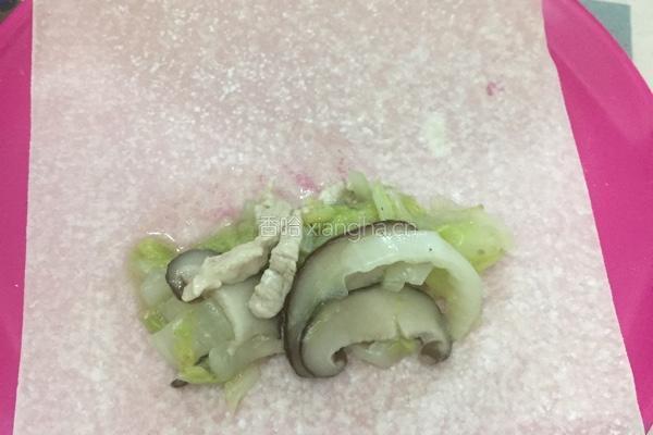 三丝春卷的做法图解5