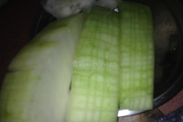 肉片冬瓜的做法图解2