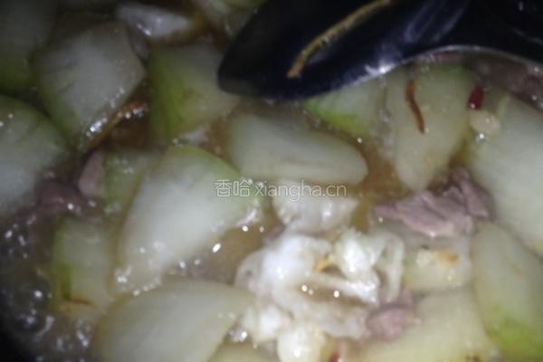 肉片冬瓜的做法图解4