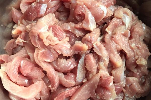 孜然瘦肉的做法图解2