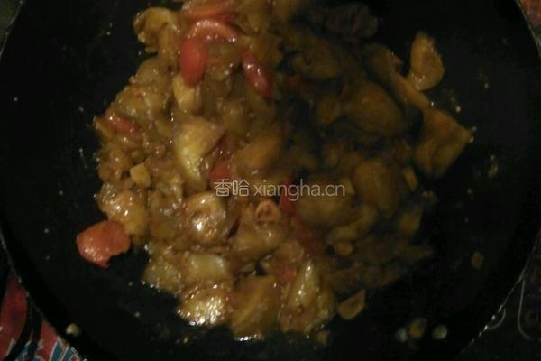 家常烧茄子的做法图解6