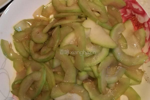 清炒付瓜的做法图解3