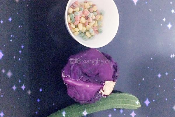 玉米蔬菜水果什锦沙拉的做法图解1
