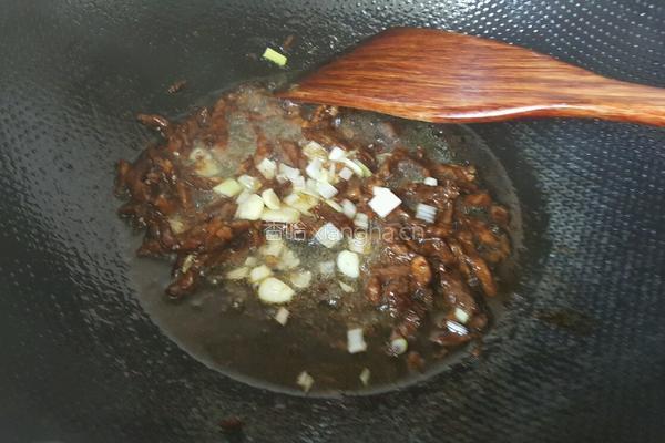 茭白肉丝的做法图解6