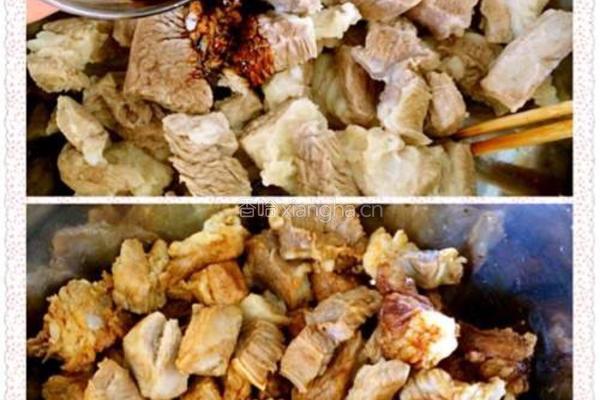 红烧牛腩的做法图解4