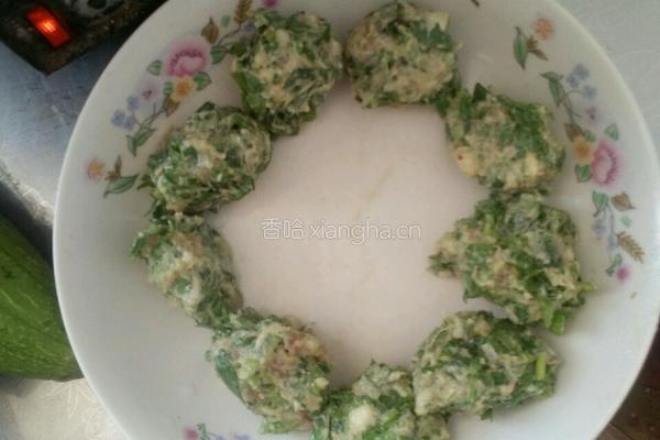 蔬菜丸子的做法图解2