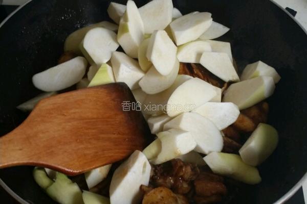 茭白红烧鸡的做法图解5
