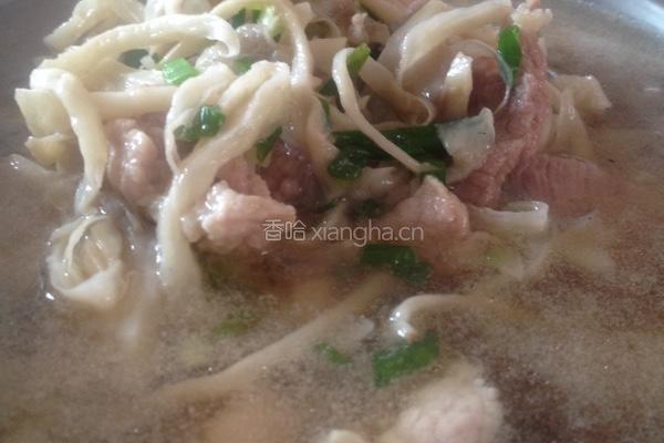 磨菇瘦肉汤的做法图解6