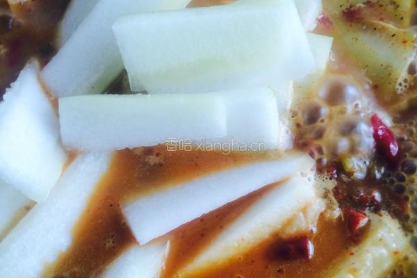 麻辣豆腐炖冬瓜的做法图解8