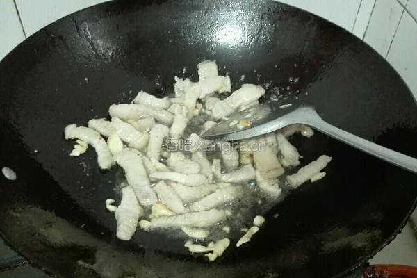 莲藕炒肉的做法图解3