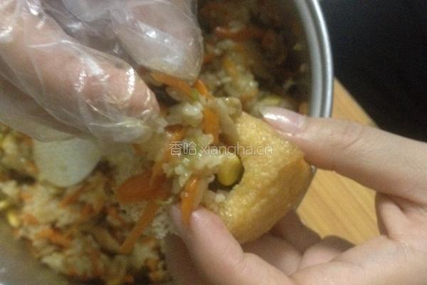 糯米酿豆腐的做法图解8