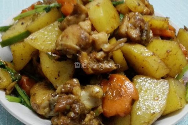 土豆烧鸡腿