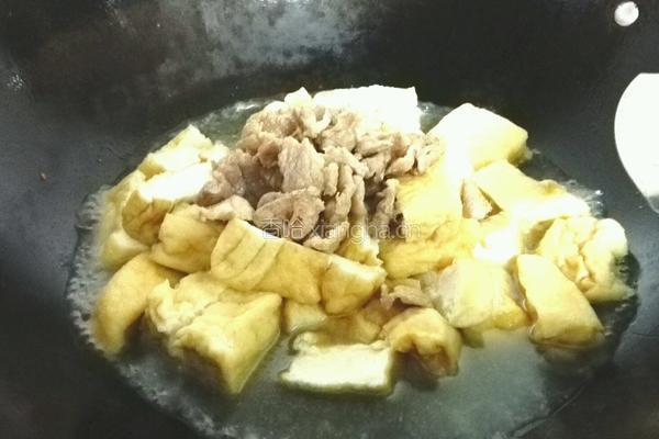 瘦肉煮山水豆腐的做法图解7