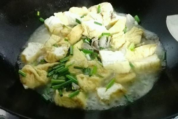 瘦肉煮山水豆腐的做法图解8