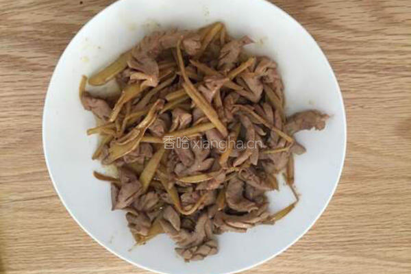 麻油腰花的做法图解5
