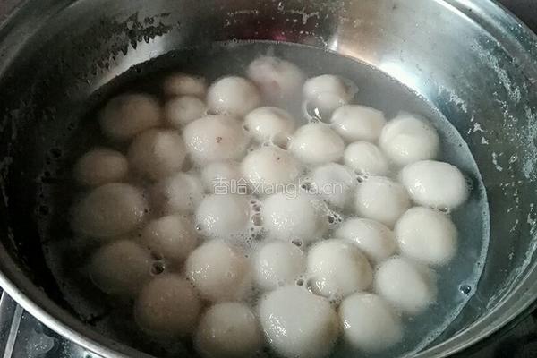 牛奶汤丸的做法图解4