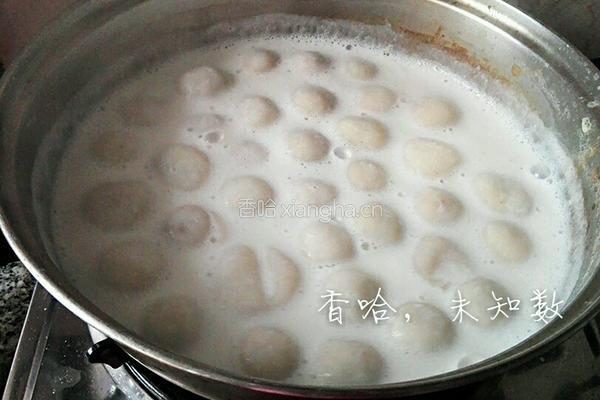 牛奶汤丸的做法图解6
