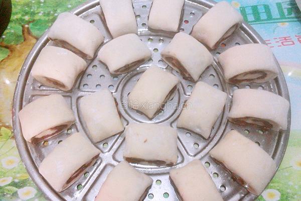 红豆花卷的做法图解12