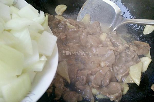 爆炒羊肉的做法图解7