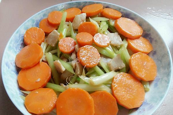 芹菜胡萝卜肉片的做法图解9