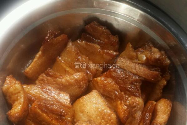 梅菜扣肉的做法图解7