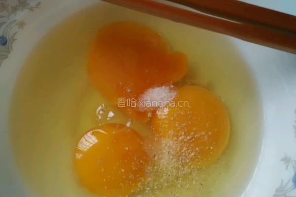 薄荷煎蛋的做法图解3