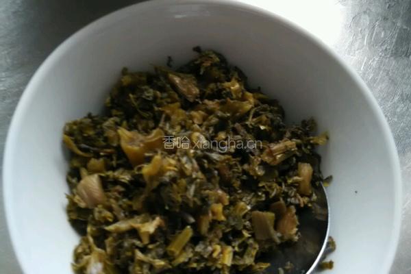 咸菜炒肉的做法图解3