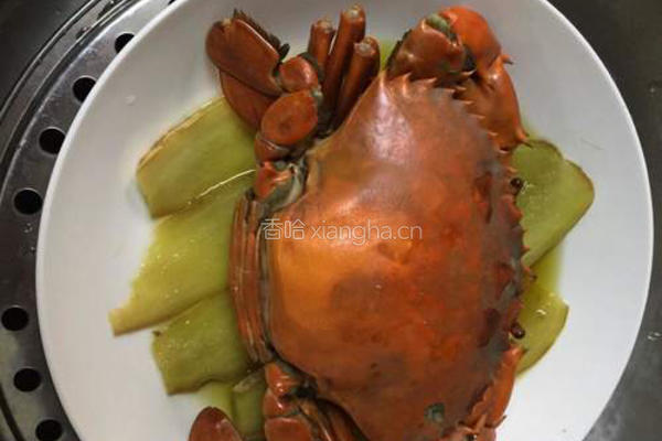 清蒸膏蟹的做法图解5