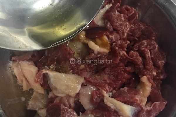 姜蓉蒸雪花牛肉的做法图解6