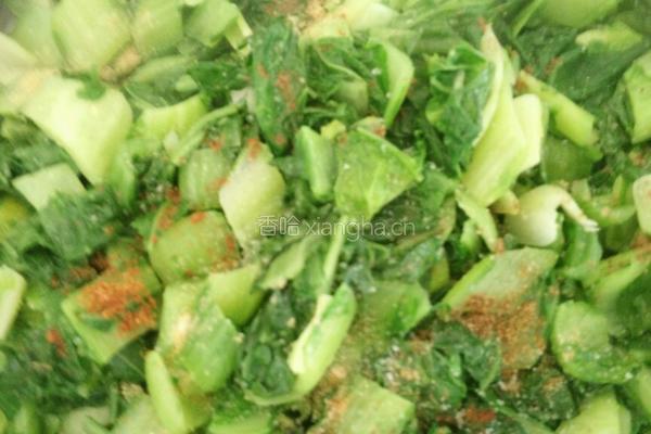 腌猪肉烩小白菜的做法图解7