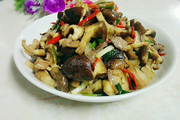 冬菇炒五花肉的做法图解17