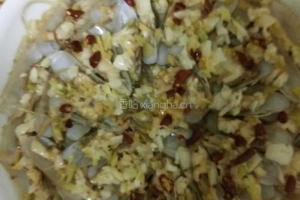 粉丝蒸蛏子的做法图解3