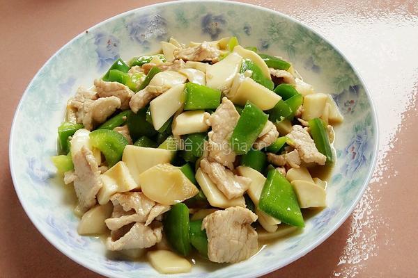 甜椒杏鲍菇肉片的做法图解10