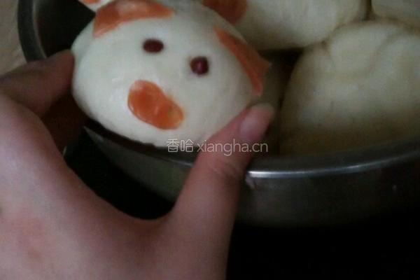 小猪奶黄包的做法图解28