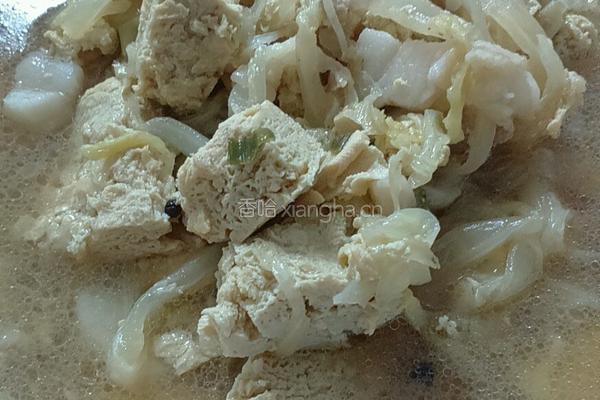 冻豆腐炖白菜的做法图解10