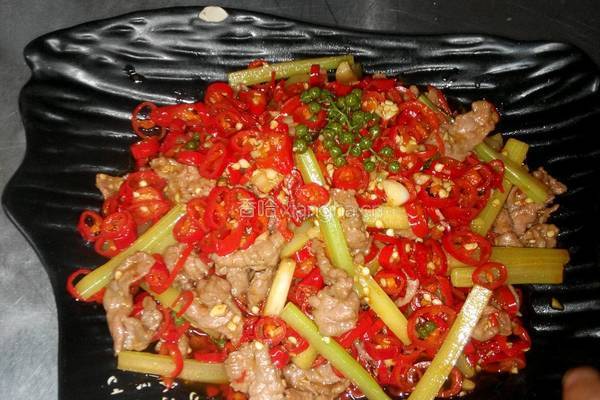 小炒黄牛肉
