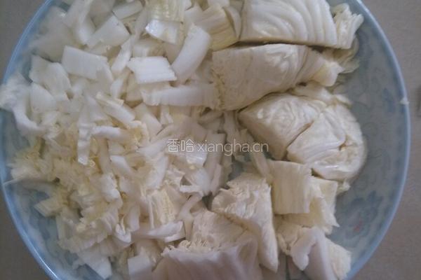 鸡肉白菜臊子面的做法图解2