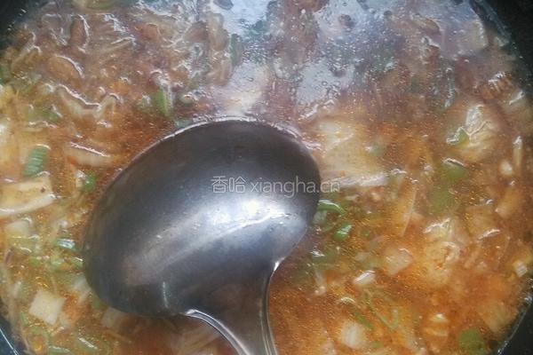 鸡肉白菜臊子面的做法图解6