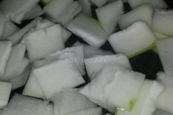 番茄冬瓜汤的做法图解3