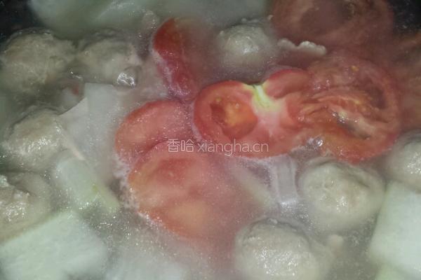 番茄冬瓜汤的做法图解5