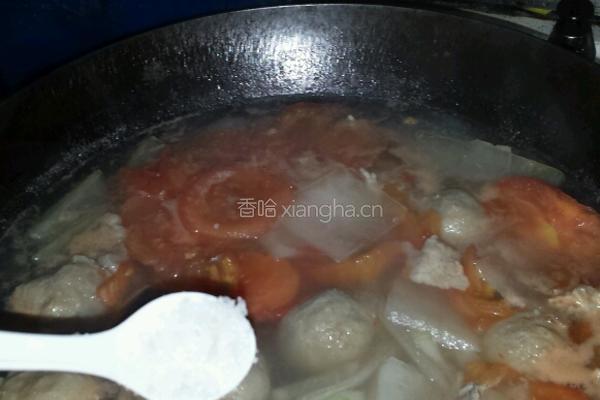 番茄冬瓜汤的做法图解6