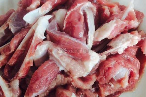 香菜羊肉的做法图解2