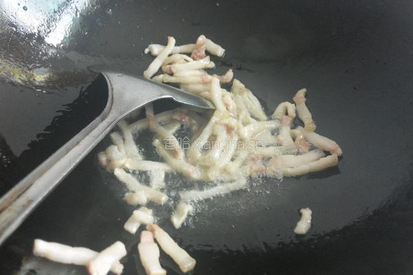 韭黄炒肉丝的做法图解5