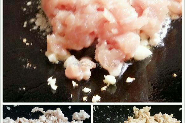 蒜蓉肉未芥蓝的做法图解9